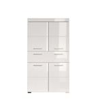 Witte Badkamerkast Amanda Hoogglans, Huis en Inrichting, Badkamer | Badkamermeubels, Ophalen of Verzenden, Nieuw