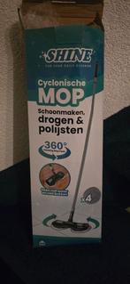 Nieuwe Mop met Rotatie - Shine Cyclonische Mop, Ophalen of Verzenden, Mop of Dweil