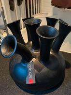 7 mouth vase / vaas nieuw. Matt zwart toeter / tulpen vaas, Ophalen, Overige materialen, Zwart, Nieuw
