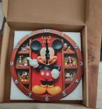 Mickey Mouse 2D Kinderklok - Nieuw in doos!, Ophalen of Verzenden, Nieuw, Analoog, Wandklok