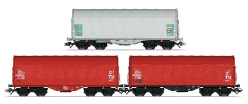 Märklin 47212 - Set Schuifhuifwagens Railion Nederland NV, Hobby en Vrije tijd, Modeltreinen | H0, Nieuw, Wagon, Wisselstroom