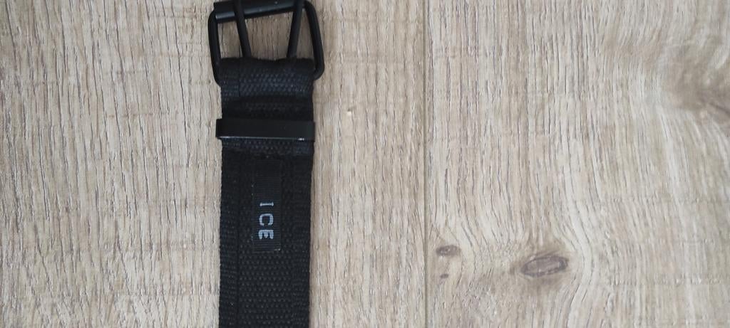 Zwarte ICEBERG riem, Kleding | Heren, Riemen en Ceinturen, 95 tot 105 cm, Zwart, Ophalen of Verzenden, ICE