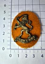 KL Prinses Irene Brigade baretleeuw met oranje flanel, Verzenden, Landmacht, Nederland, Embleem of Badge