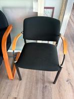 Houten/Stof Kantoorstoelen, Ophalen, Gebruikt, Twee, Zwart