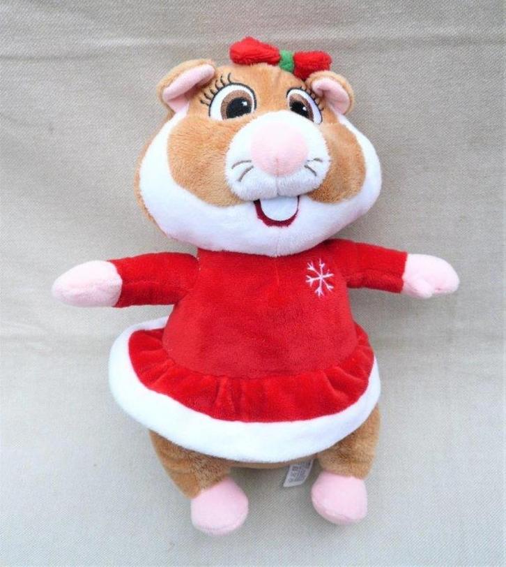 Hamster met rood ijspret ballerina jurkje, Albert Heijn., Kinderen en Baby's, Speelgoed | Knuffels en Pluche, Zo goed als nieuw