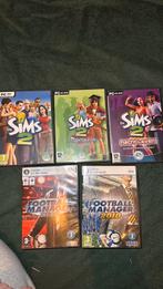 Diverse pc games, sims2 en football manager, Spelcomputers en Games, Games | Pc, Gebruikt, 1 speler, Virtual Reality, Eén computer