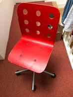 Ikea kinderbureaustoel - in hoogte verstelbaar, Ophalen, Gebruikt, Rood, Bureaustoel