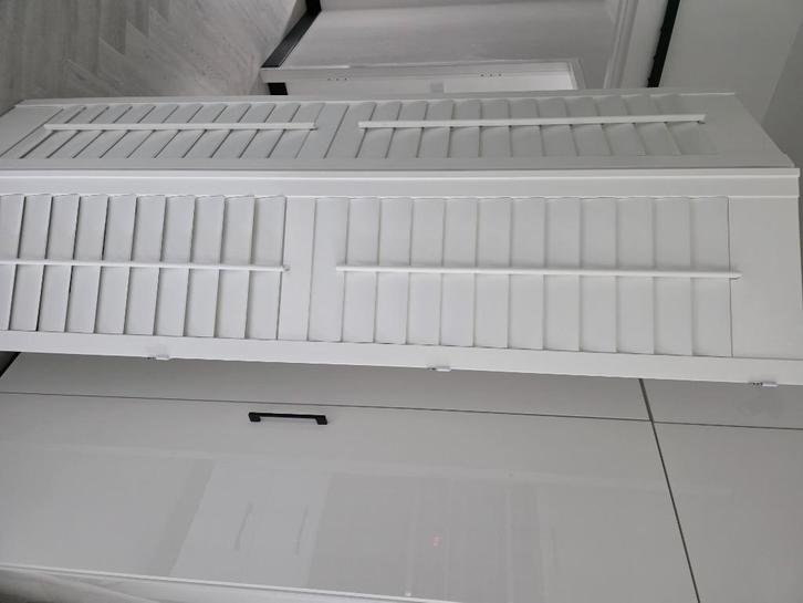 Shutters (van Veneta), Huis en Inrichting, Stoffering | Gordijnen en Lamellen, Gebruikt, 100 tot 150 cm, 50 tot 100 cm, Wit, Ophalen