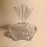 Prachtig Art Deco glazen wattendoosje, sieradendoosje, Ophalen of Verzenden