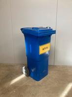 Blauwe Afvalcontainer, Huis en Inrichting, Kunststof, Gebruikt, Met pedaal, T