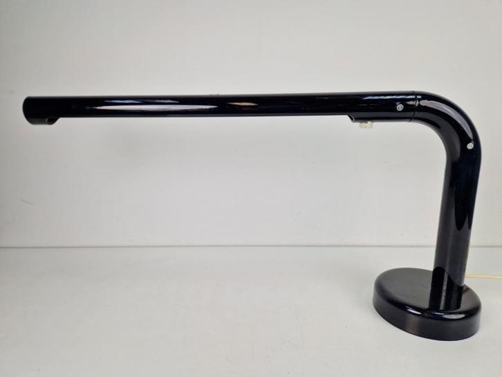 vintage Tube Bureaulamp zwart Anders Pehrson Atelje Lyktan, Huis en Inrichting, Lampen | Tafellampen, Zo goed als nieuw, Minder dan 50 cm