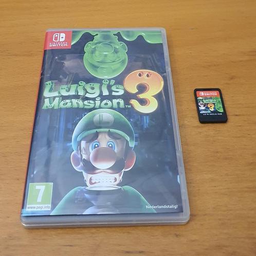SWITCH | Luigi's Mansion 3, Spelcomputers en Games, Games | Nintendo Switch, Gebruikt, Avontuur en Actie, 3 spelers of meer, Vanaf 7 jaar