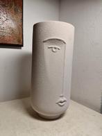 2855 Moderne Keramiek Gezicht sculptuur Vaas, Huis en Inrichting, Woonaccessoires | Vazen, Overige kleuren, Aardewerk of Porselein