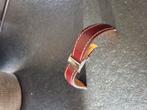 Breitling kalfsleer band met vouwsluiting(origineel), Sieraden, Tassen en Uiterlijk, Ophalen of Verzenden, Zo goed als nieuw, Leer