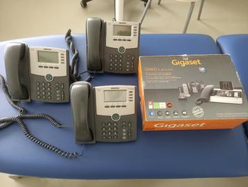 Cisco SPA514G + Gigaset DX800A beschikbaar voor biedingen