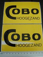 2x sticker Cobo hoogezand logo, Verzenden, Zo goed als nieuw, Bedrijf of Vereniging
