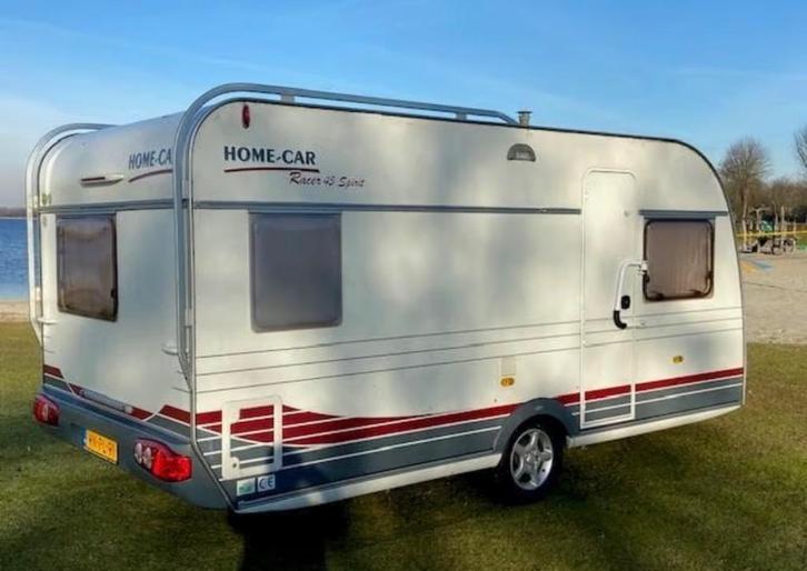 Homecar 45 Spirit 2004, Caravans en Kamperen, Caravans, Particulier, tot en met 4, 750 - 1000 kg, Standaardzit, Home-car, Frans bed