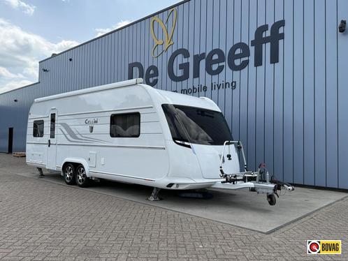 Tabbert Cellini 655 D, Caravans en Kamperen, Caravans, Bedrijf, tot en met 4, 2000 kg en meer, Rondzit, Tabbert, Frans bed, Overige typen