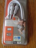 coax kabel nieuw in verpakking, Ophalen of Verzenden, Nieuw, 2 tot 5 meter, Coaxiale kabel