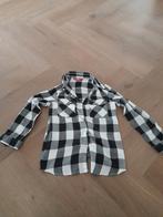 Zgan Houthakkers meisjes blouse zwart wit 140, Ophalen, Zo goed als nieuw, Meisje, Overhemd of Blouse