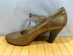 Tamaris, maat 41 glinsterend goudkleurige hakken, Kleding | Dames, Schoenen, Tamaris, Verzenden, Nieuw, Schoenen met hoge hakken