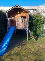Speelhuis vidaxl met glijbaan en ladder, Ophalen, Hout
