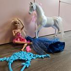 Barbie pop en Barbie paard. Hakjes en jurk, Ophalen of Verzenden, Zo goed als nieuw