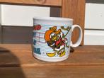 Vintage Walt Disney mok Donald Duck Huey Dewey and Louie, Verzamelen, Ophalen of Verzenden, Donald Duck, Gebruikt, Servies