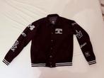 Jorcustom Varsity Jacket Maat L, Kleding | Heren, Jassen | Zomer, Ophalen of Verzenden, Zo goed als nieuw, Maat 52/54 (L), Zwart