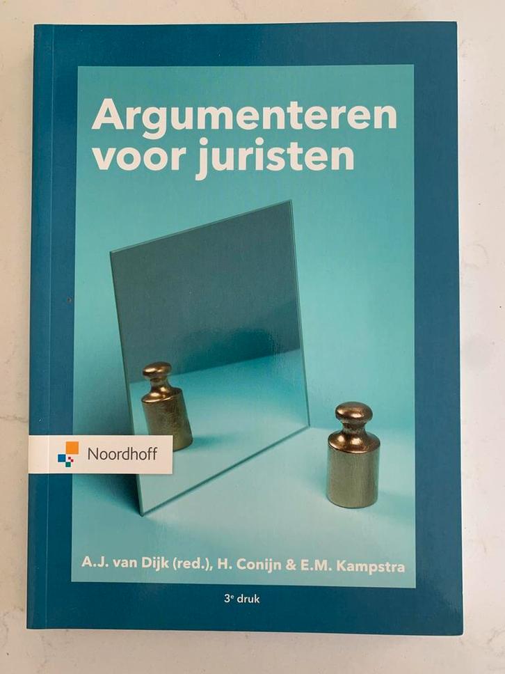 Argumenteren voor juristen - Studieboek, Boeken, Studieboeken en Cursussen, Zo goed als nieuw, HBO, Gamma, Ophalen of Verzenden