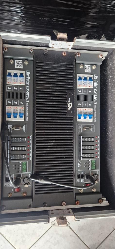 2x Lite-Puter DX-626A II Dimmer Pack, Muziek en Instrumenten, Licht en Laser, Gebruikt, Licht, Geluidgestuurd, Kleur, Stroboscoopeffect