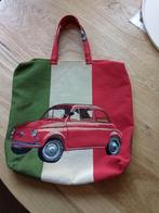 Italiaanse Tas met Fiat 500, Ophalen of Verzenden, Zo goed als nieuw, Rood, Shopper