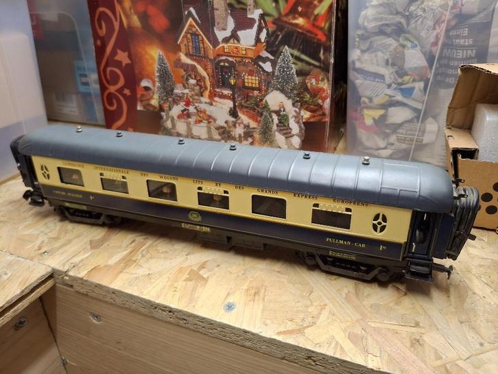 Pullman personenrijtuig Spoor 0, Hobby en Vrije tijd, Modeltreinen | Overige schalen, Zo goed als nieuw, Wagon, Gelijkstroom of Wisselstroom