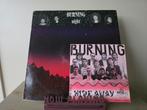 Burning - night (lp) met my feet (singel), Ophalen of Verzenden, Gebruikt, 12 inch