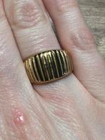 Shoeby stalen goudkleurige ring maat 17mm, Sieraden, Tassen en Uiterlijk, Ringen, Gebruikt, IJzer of Staal, Ophalen of Verzenden