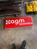 Agm reclame bord / lichtbak / reclame / agm, Ophalen of Verzenden, Gebruikt, Reclamebord