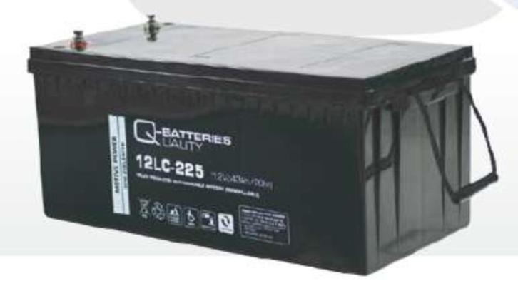 AGM ACCU Q-BATTERIES12LC-225LC12V243AH, Auto-onderdelen, Accu's en Toebehoren, Gebruikt, Ophalen