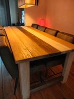 Coming eettafel 240x100 + 8 stoelen, Huis en Inrichting, Tafels | Eettafels, Ophalen