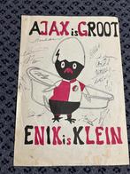 Unieke en ludieke tekening + handtekeningen selectie 1970, Ophalen of Verzenden, Gebruikt, Buitenlandse clubs, Poster, Plaatje of Sticker