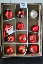 Kerstballen, kleur, doos 91, Diversen, Kerst, Ophalen of Verzenden, Gebruikt