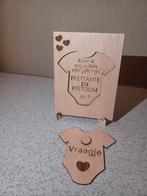 Zwangerschap aankondiging, Kinderen en Baby's, Ophalen of Verzenden, Nieuw, Geboortebord