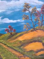 Winterkorting: Landschapsschilderij, Ophalen of Verzenden