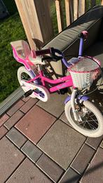 14 inch fiets meisjesfiets, Fietsen en Brommers, Fietsen | Meisjes, Ophalen, Zo goed als nieuw, 14 inch of minder, Handrem