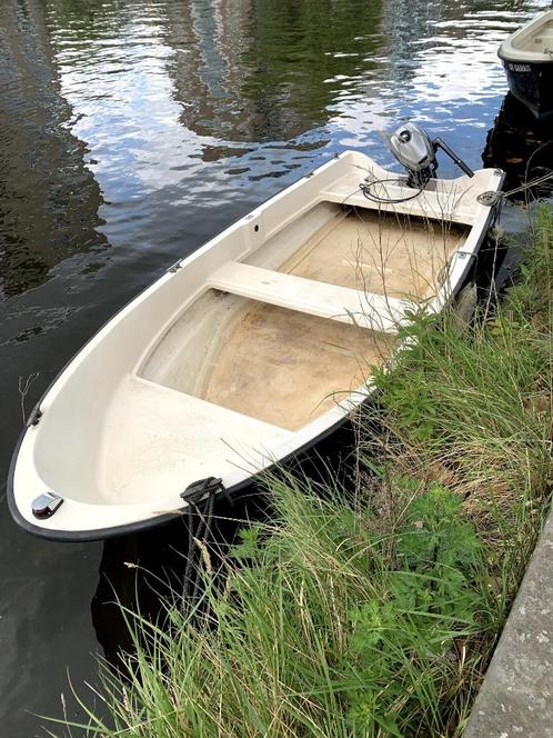 Polyester bootje Elan met Mariner 3,5 pk +optie vignet 2025, Watersport en Boten, Vis- en Consoleboten, Gebruikt, Tot 10 pk, 3 tot 6 meter