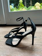 Zwarte leren pumps met enkelbandje - Nieuw!, Pumps, Zwart, Nieuw, Ophalen of Verzenden