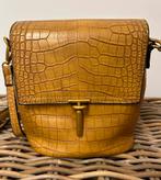 Cognac slangenprint tasje Giuliano - Nieuw!, Ophalen of Verzenden, Nieuw, Bruin, Schoudertasje