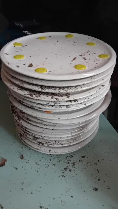 Pizza borden of taartbord, Huis en Inrichting, Keuken | Servies, Zo goed als nieuw, Bord(en), Overige stijlen, Ophalen of Verzenden