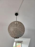 Hanglamp bolvormig (40 cm, zilver/metaal), Huis en Inrichting, Lampen | Hanglampen, Minder dan 50 cm, Bohemian, Metaal, Zo goed als nieuw