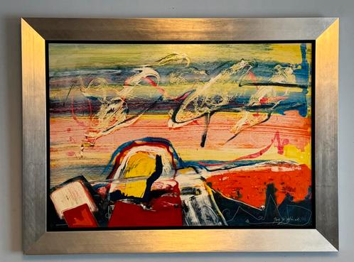 Jan te Wierik - Abstract - Gemengde Techniek - Museumlijst, Antiek en Kunst, Kunst | Schilderijen | Abstract, Ophalen
