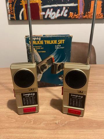 Impag swt-103 Walkie Talkie set vintage speelgoed beschikbaar voor biedingen